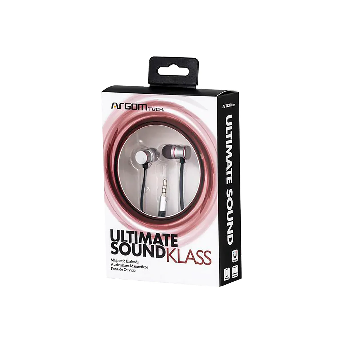 Auriculares Argom Ultimate Sound Klass con Micrófono 1.2 m Plateado