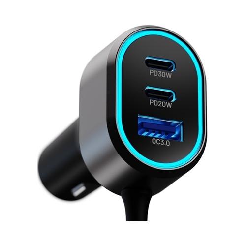 Cargador de Carro Klip Xtreme KCC-100 100W 6 Puertos