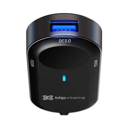 Cargador de Carro Klip Xtreme KCC-100 100W 6 Puertos