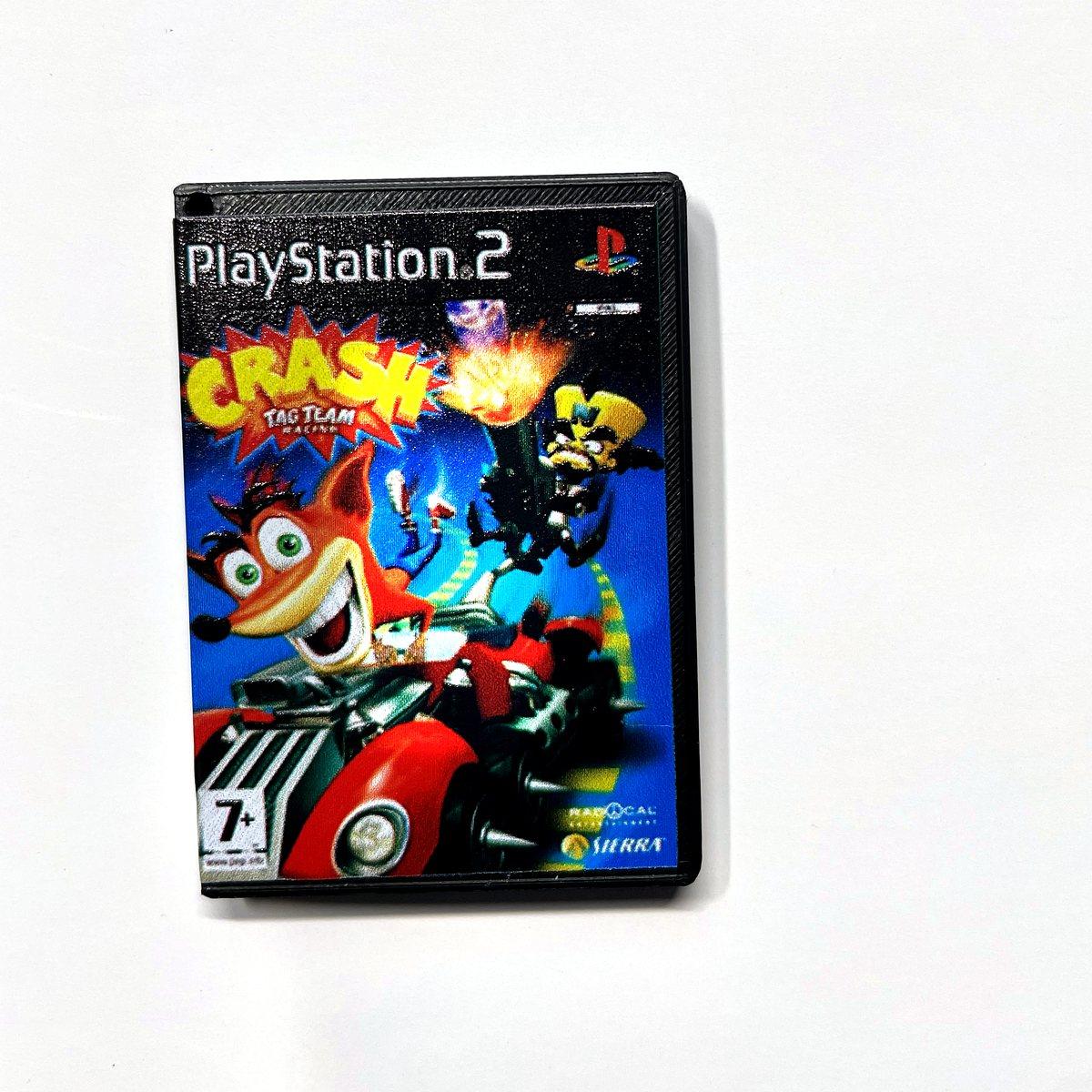 Llavero Crash Tag Team Racing PS2 con Relieve