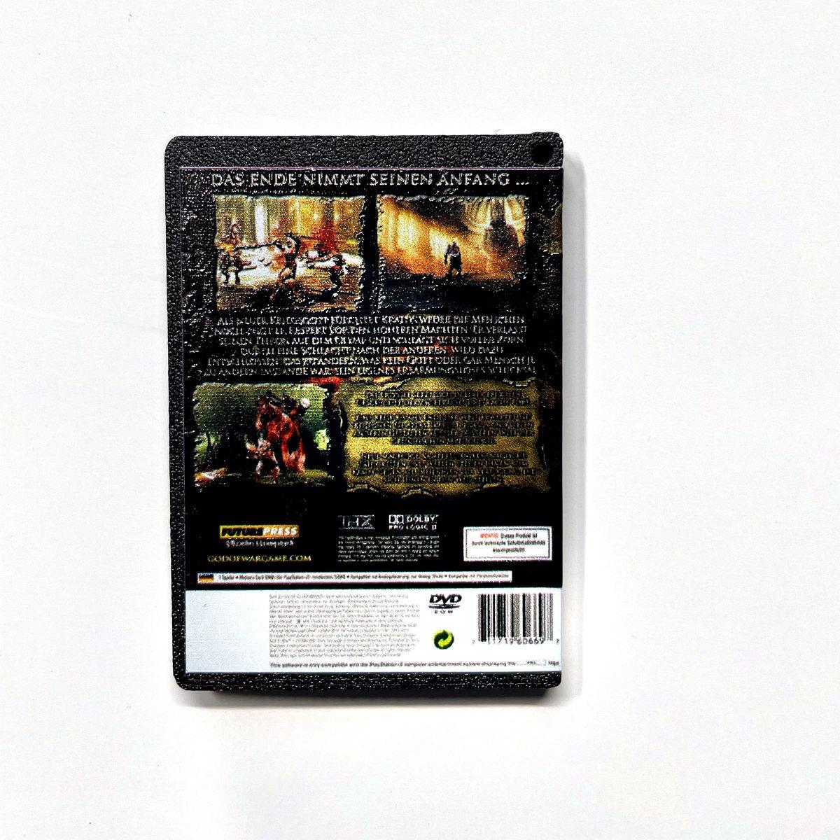 Llavero God of War 2 PS2 con Relieve