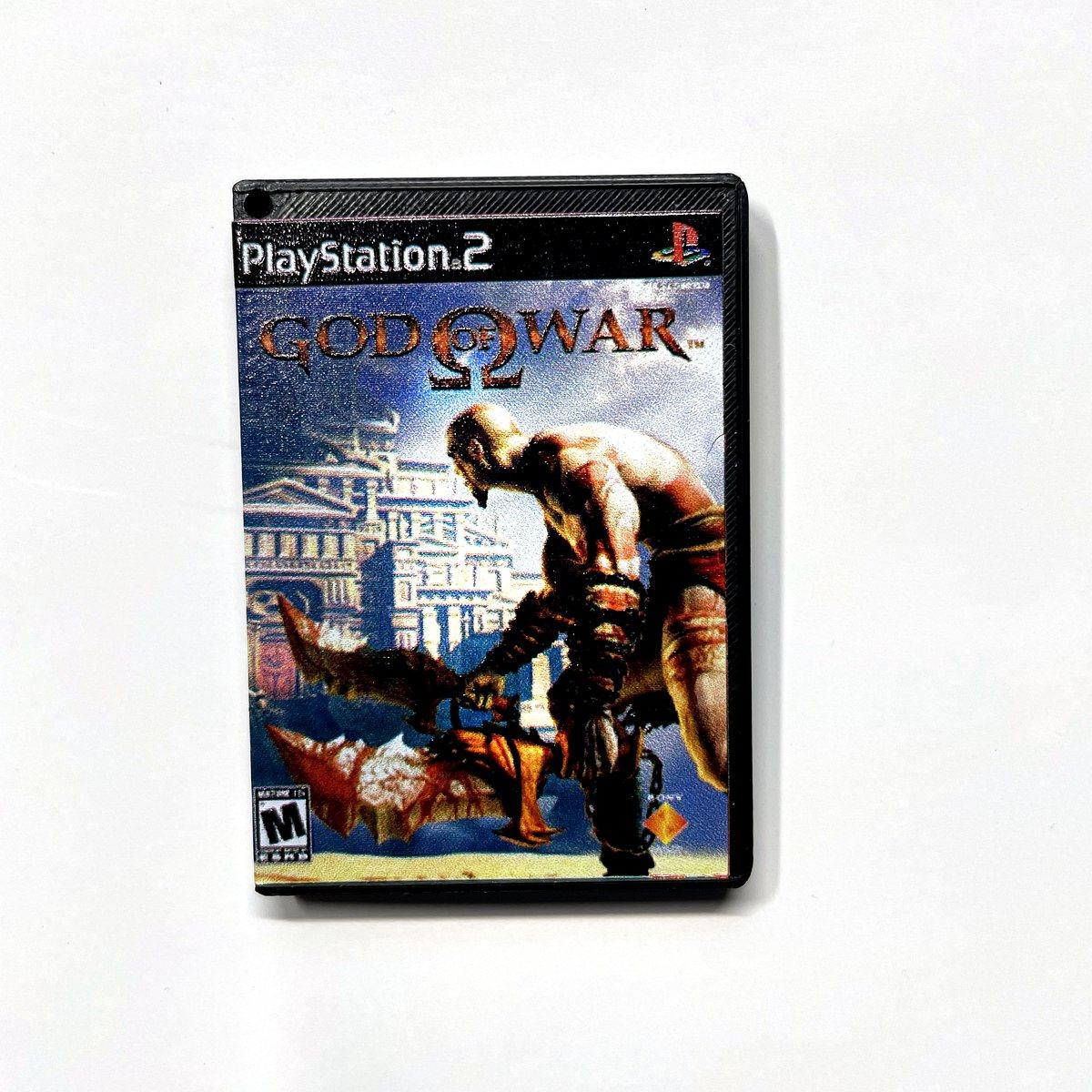 Llavero God of War PS2 con Relieve