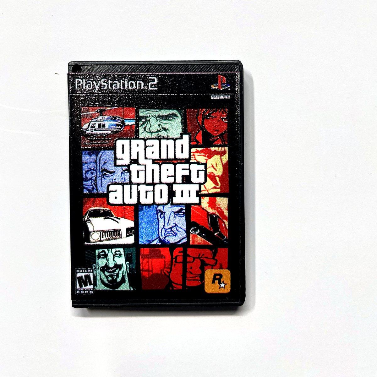 Llavero GTA III PS2 con Relieve