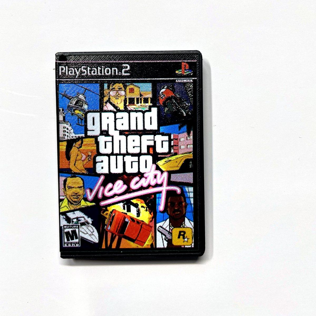 Llavero GTA Vice City PS2 con Relieve