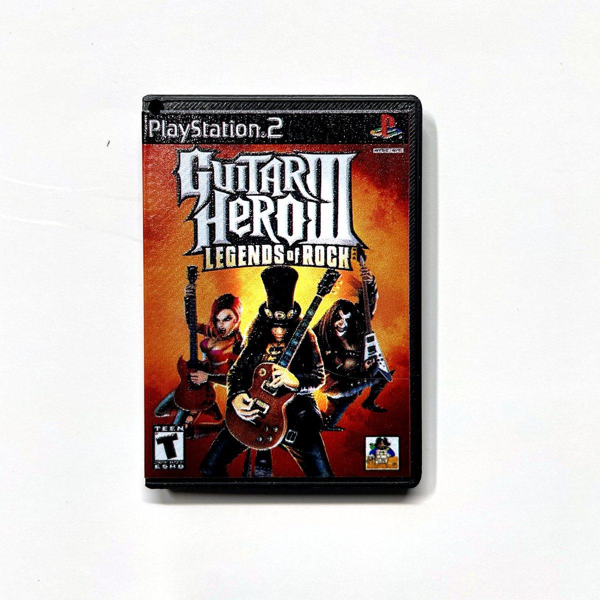 Llavero Guitar Hero III PS2 con Relieve