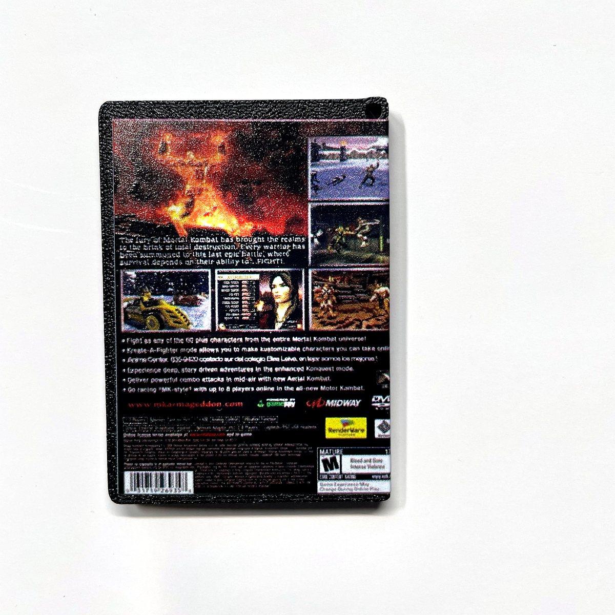 Llavero Mortal Kombat PS2 con Relieve