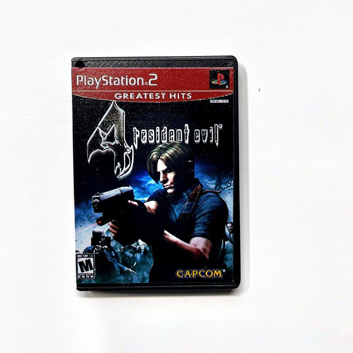 Llavero Resident Evil 4 PS2 con Relieve