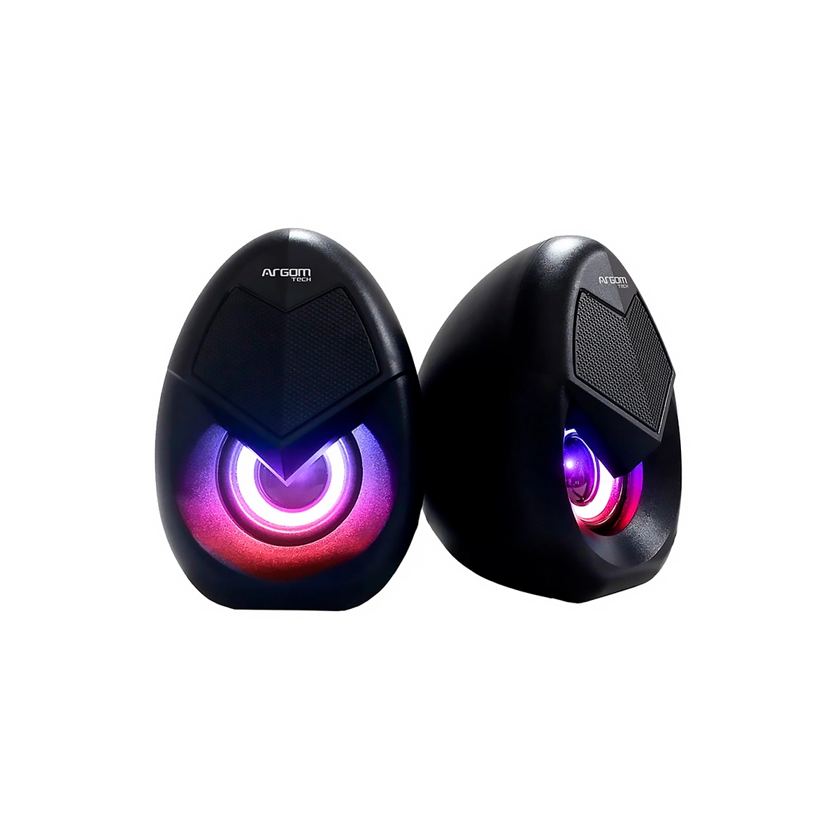 Parlantes Argom Combat Gaming S62 SP-1062BK 2.0 con LED