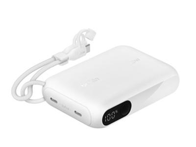 Power Bank Belkin 20W con Pantalla Blanco
