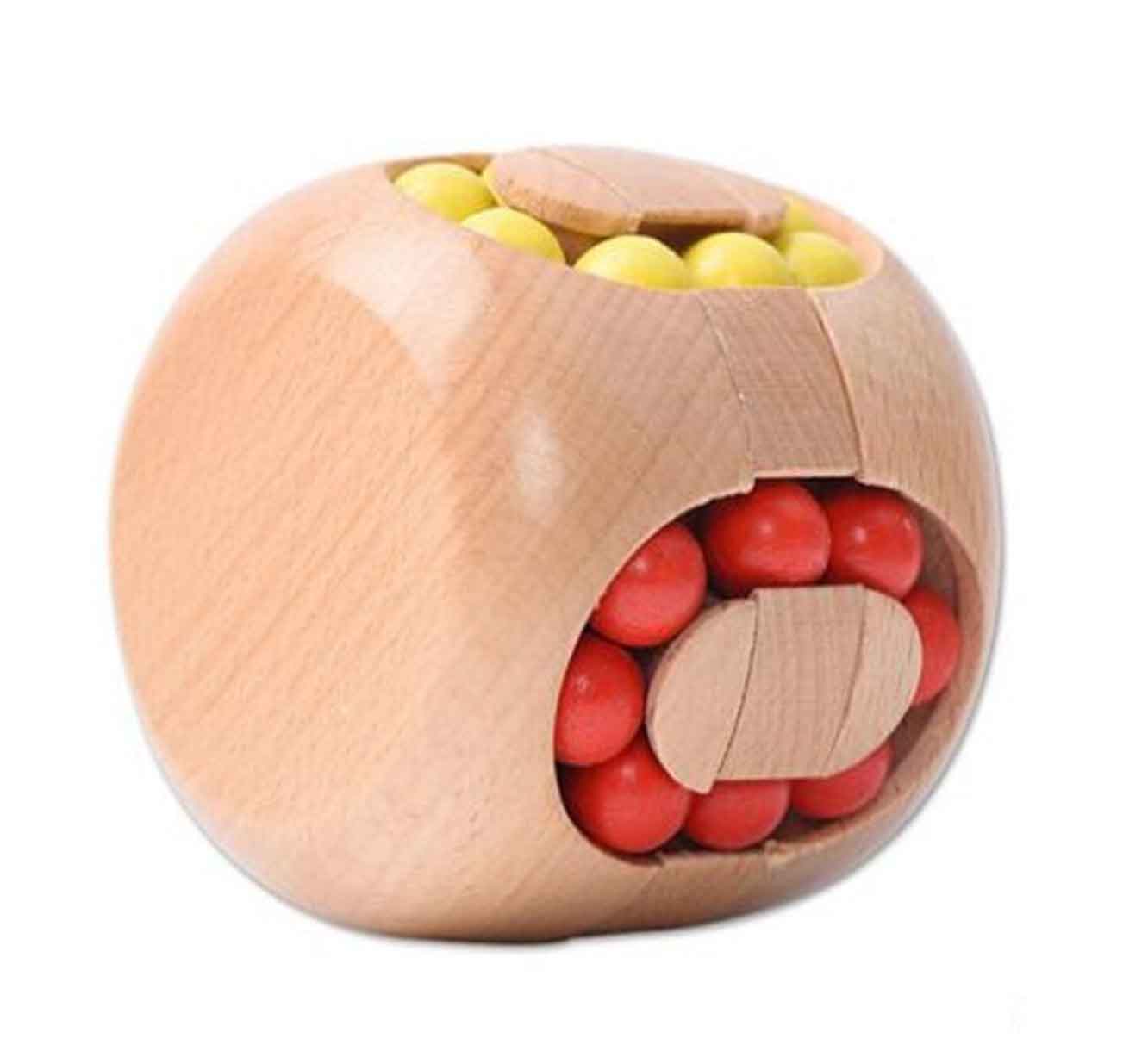 Rompecabezas de Madera Cilindro de Bolas