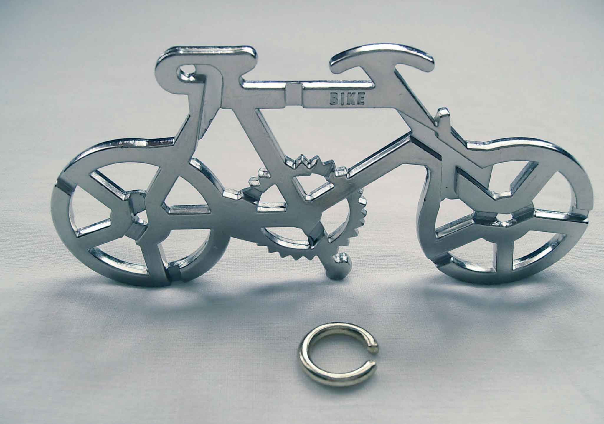 Rompecabezas Metal Bici Imposible