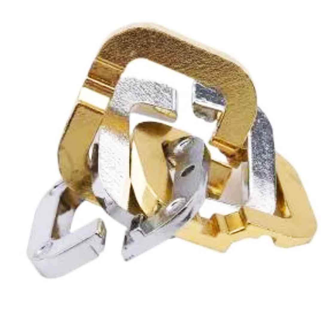 Rompecabezas Metal Entramado de Oro